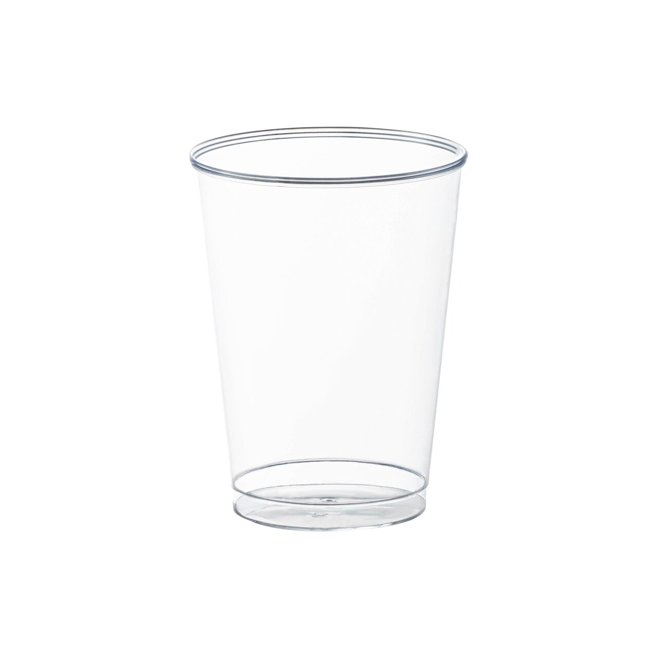 Crystal Clear Round Plastic Disposable Party Cups - 7 oz. (500 Cups)